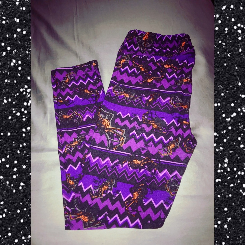 Lularoe TC Halloween Spider Leggings